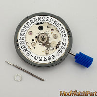 Japan Genuine GMT NH34 Automatic Movement 24 Jewels 24H Date At 3:00 Standard GMT
