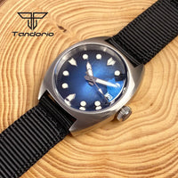 36mm Identity Crisis Mod P02 NH35 Automatic Watch Domed AR Sapphire 20Bar Customizable Pilot