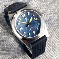 38mm U2 Field Watch P01 NH35A Automatic Watch Pilot MOP Dial 20BAR Brushed AR Sapphire Customizable Watch