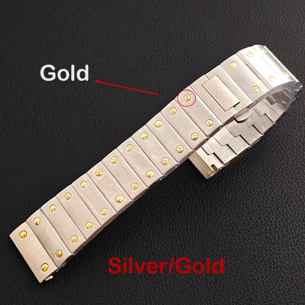 Santos Mod Watch B06A 38mm square watch Japan NH35 Automatic Roman dial 5ATM Sapphire