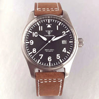 39mm Pilot Aviator Watch P04A Miyota8215 Automatic 20BAR Sapphire Crystal