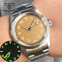 36mm Pilot Watch P03C Field 20BAR Waterproof Sapphire NH35/PT5000/Miyota 8215 Movt Luminous 20bar Bracelet
