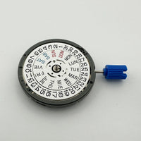 Japan Genuine NH36 Automatic Movement English-Spanish Datewheel Crown At 3.0/3.8 O'clock Mod  Day-Date