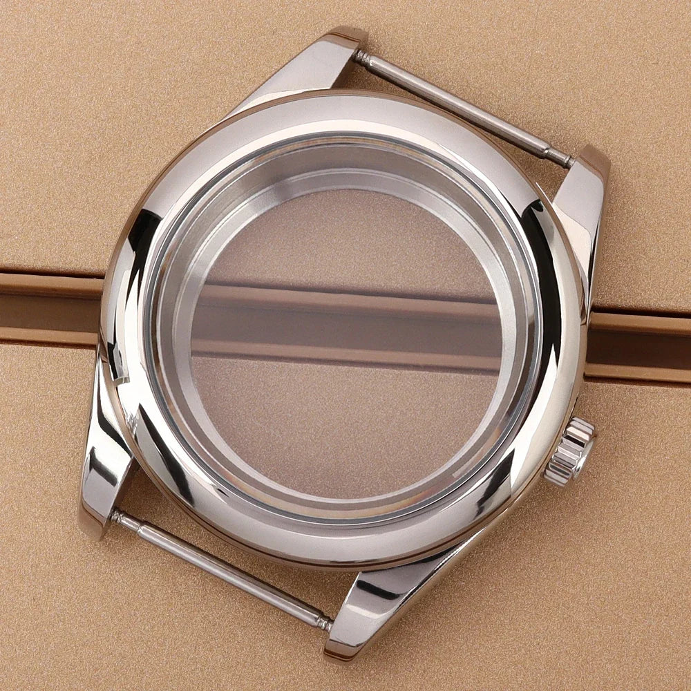 Oyster Perpetual Watch Case B04 36mm/39mm Sapphire f For NH35 NH36 NH38 4R36 Miyota 8215 8285Movement Gold Rose Two Tone Silver