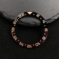 38mm x 30.5mm bezel insert for Submariner GMT Master Yacht-Master Mods