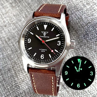 36mm Pilot Watch P03B PT5000 NH35A Automatic Movement Sapphire Customizable