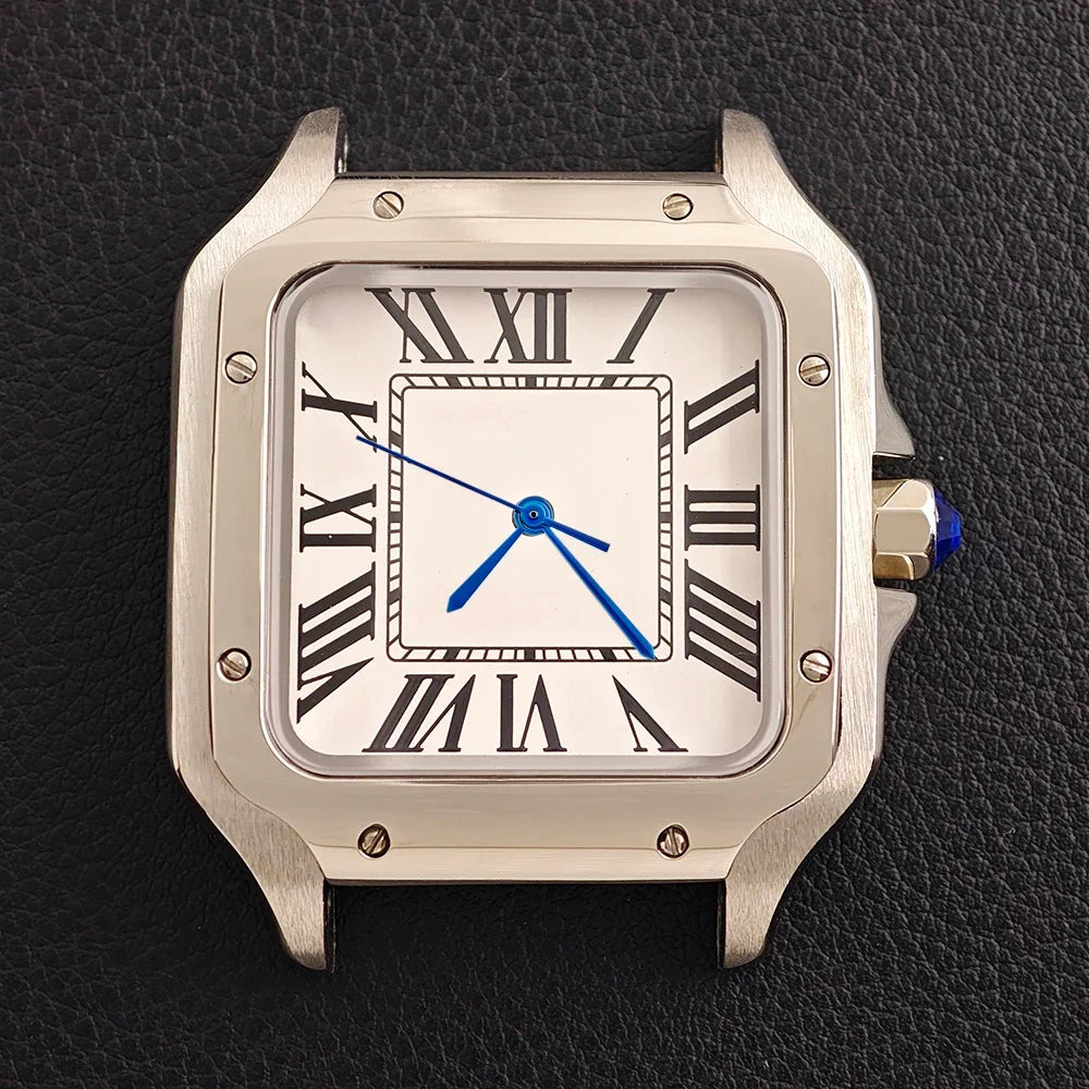 Santos Mod Watch B06A 38mm square watch Japan NH35 Automatic Roman dial 5ATM Sapphire