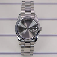 DateJust Watch Case B01 36mm/39mm Fluted Bezel Solid 316L Steel Strap For Seiko NH34 NH35 NH36/38 Miyota 8215 8285Movement