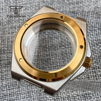 40mm Engineer Watch Case B02 Silver Pvd Black Rose Gold Two Tone GOLD Sapphire Fit NH34 NH35 NH36 ETA2824 PT5000