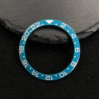 38mm x 30.5mm bezel insert for Submariner GMT Master Yacht-Master Mods