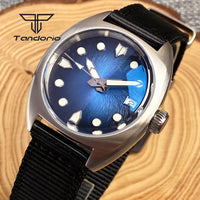36mm Identity Crisis Mod P02 NH35 Automatic Watch Domed AR Sapphire 20Bar Customizable Pilot