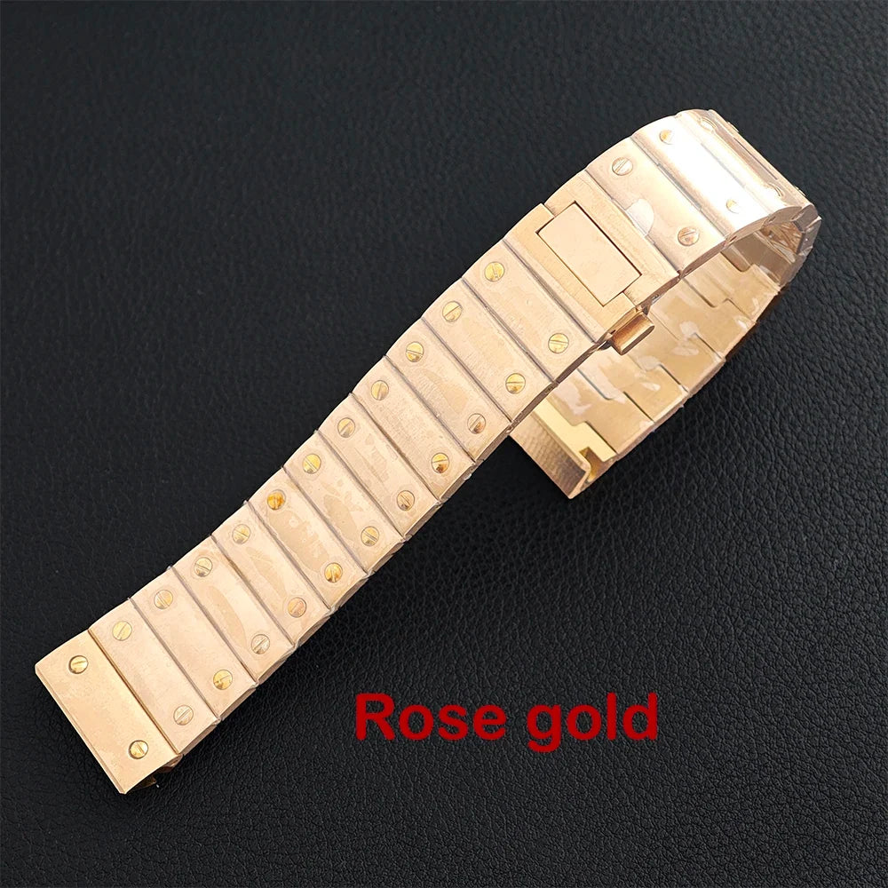 Santos Mod Watch B06A 38mm square watch Japan NH35 Automatic Roman dial 5ATM Sapphire