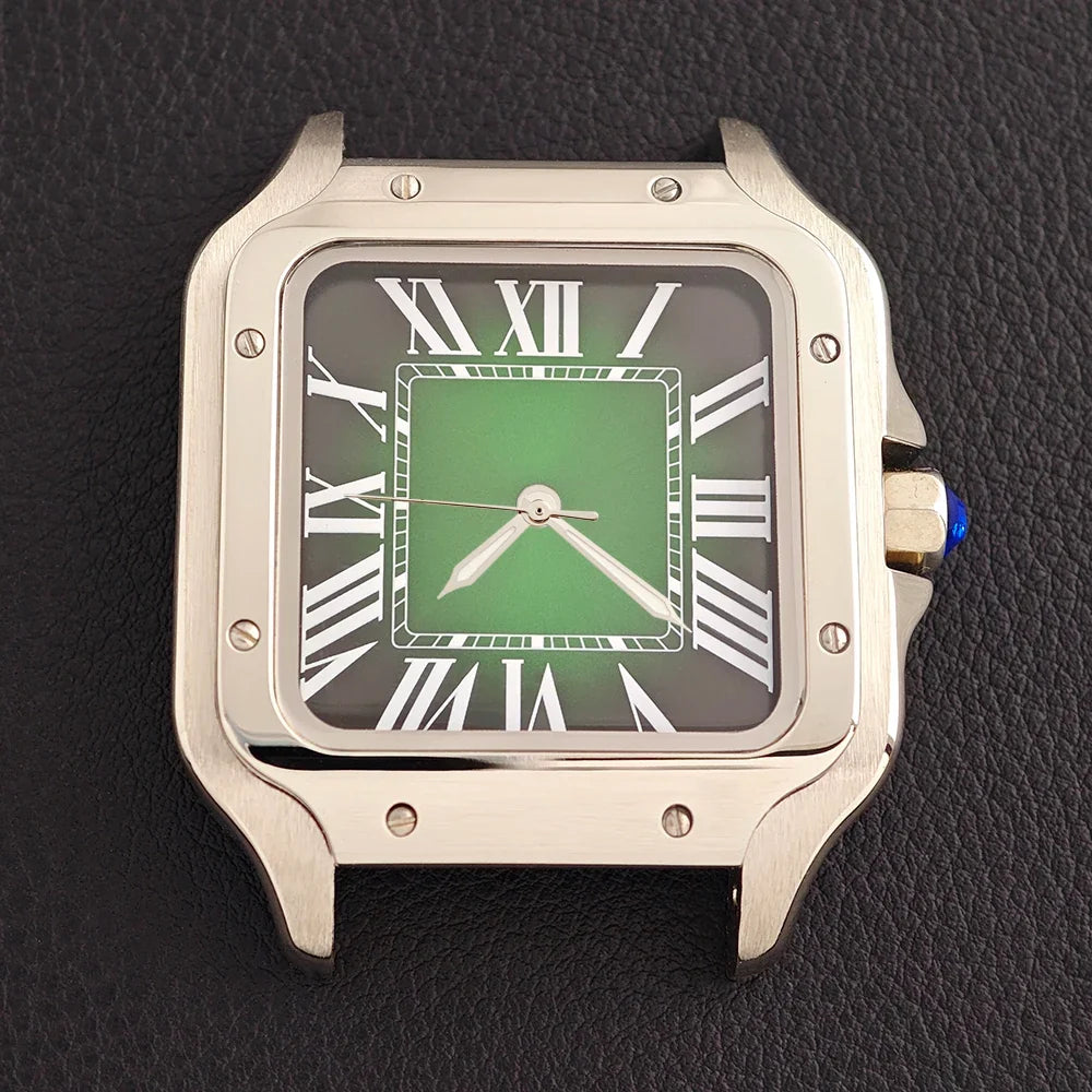 Santos Mod Watch B06A 38mm square watch Japan NH35 Automatic Roman dial 5ATM Sapphire