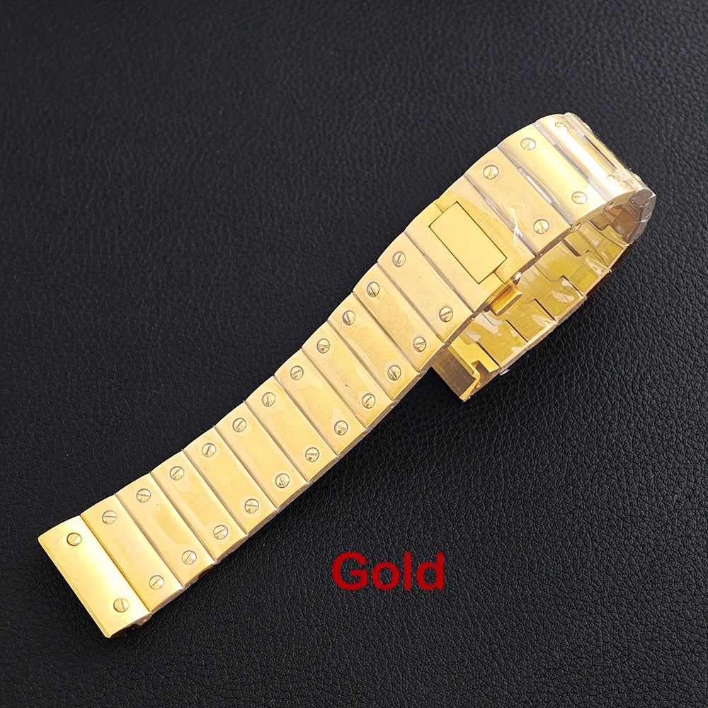 Santos Mod Watch B06A 38mm square watch Japan NH35 Automatic Roman dial 5ATM Sapphire
