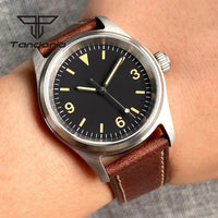 36mm Pilot Watch P03B PT5000 NH35A Automatic Movement Sapphire Customizable