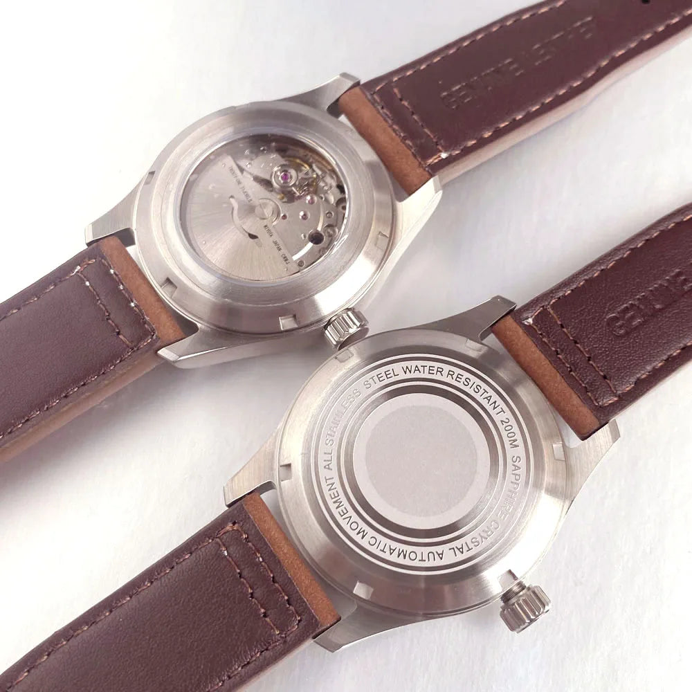 39mm Pilot Aviator Watch P04A Miyota8215 Automatic 20BAR Sapphire Crystal