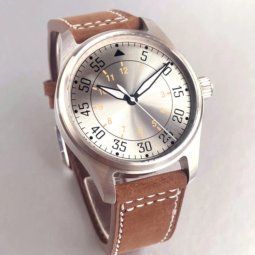 39mm Pilot Aviator Watch P04A Miyota8215 Automatic 20BAR Sapphire Crystal