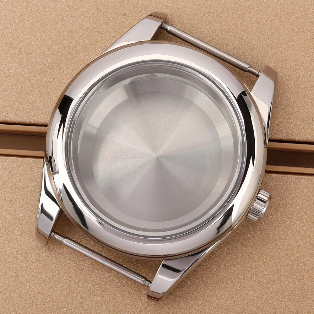 Oyster Perpetual Watch Case B04 36mm/39mm Sapphire f For NH35 NH36 NH38 4R36 Miyota 8215 8285Movement Gold Rose Two Tone Silver