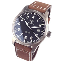 39mm Pilot Aviator Watch P04A Miyota8215 Automatic 20BAR Sapphire Crystal