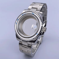 40mm Submariner Watch Case SUB Mod Case Sapphire Crystal 120 Click Fit NH34/NH35/NH36 Movements 10Bar