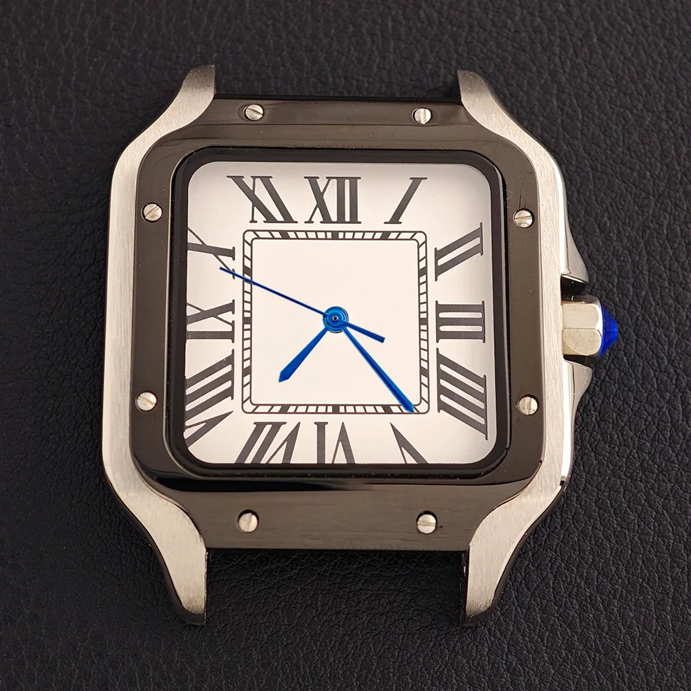 Santos Mod Watch B06A 38mm square watch Japan NH35 Automatic Roman dial 5ATM Sapphire