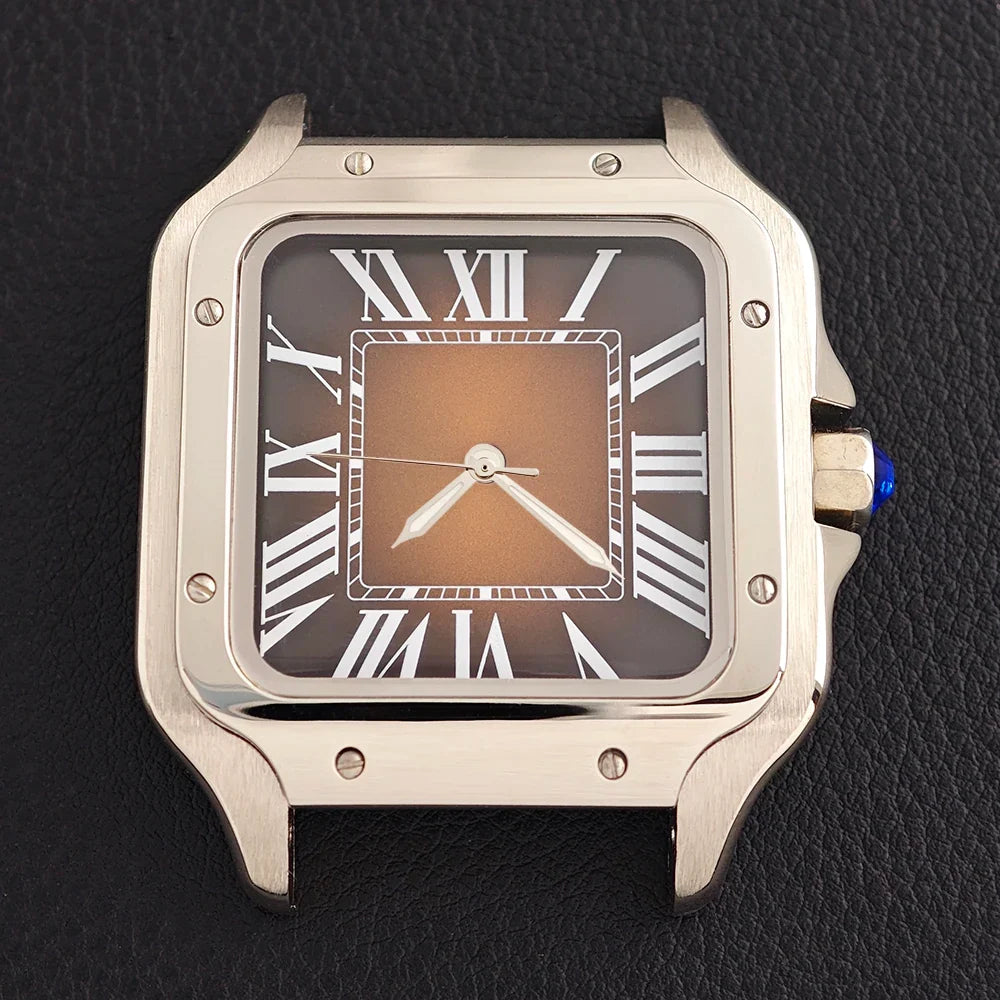 Santos Mod Watch B06A 38mm square watch Japan NH35 Automatic Roman dial 5ATM Sapphire