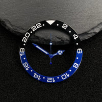 38mm x 30.5mm bezel insert for Submariner GMT Master Yacht-Master Mods