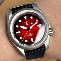 Raw Skx Watches P06A 40mm Frosted Field Watches NH35A Automatic Sapphire 20ATM