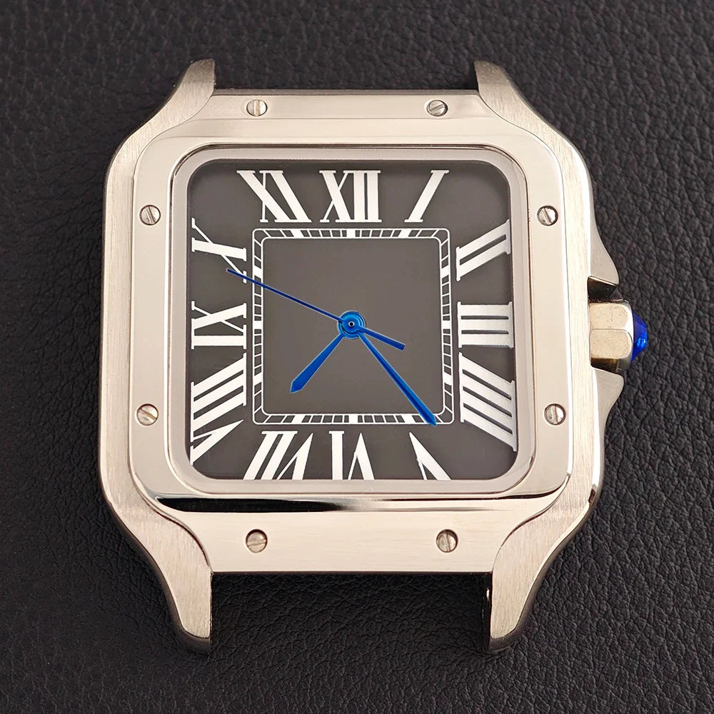 Santos Mod Watch B06A 38mm square watch Japan NH35 Automatic Roman dial 5ATM Sapphire