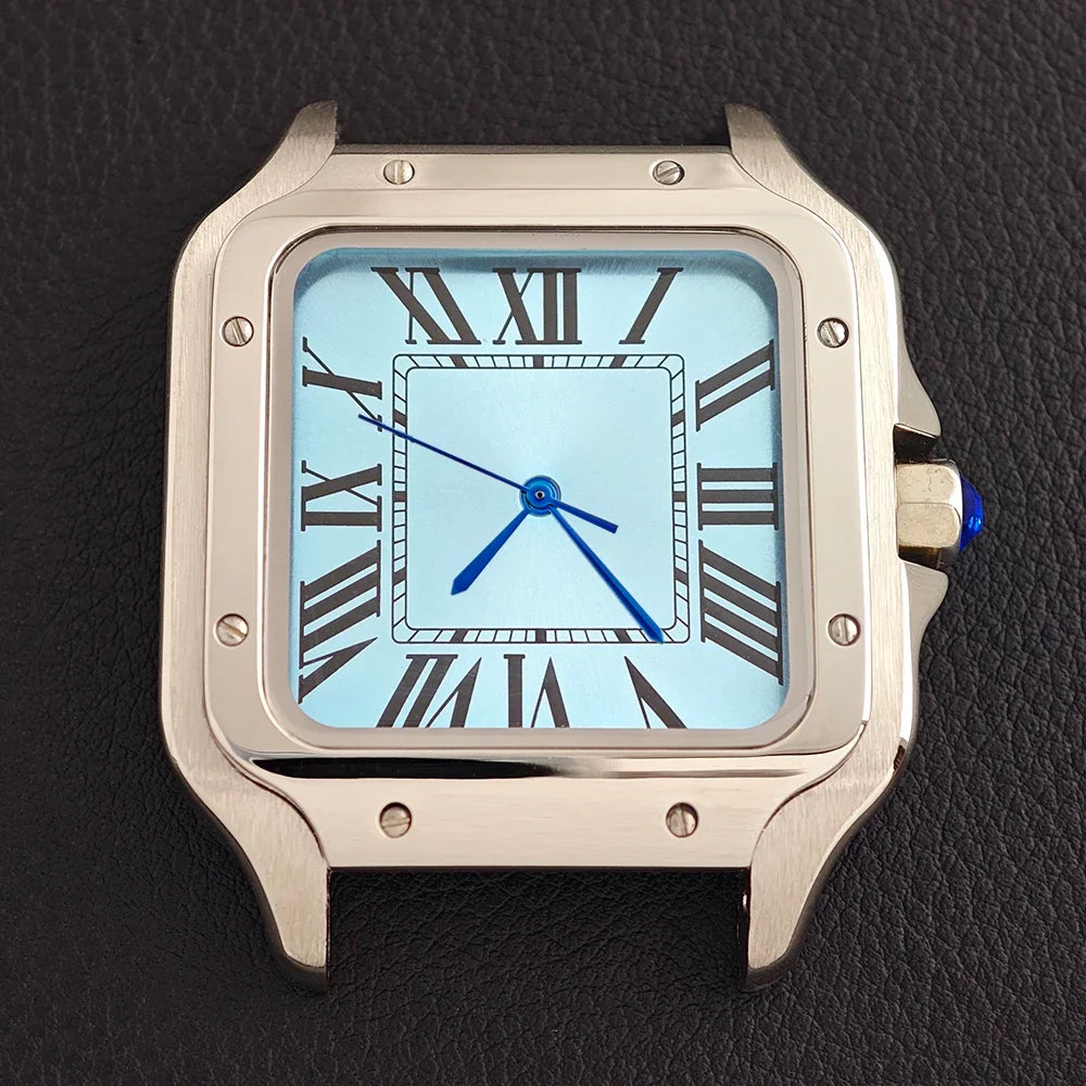 Santos Mod Watch B06A 38mm square watch Japan NH35 Automatic Roman dial 5ATM Sapphire