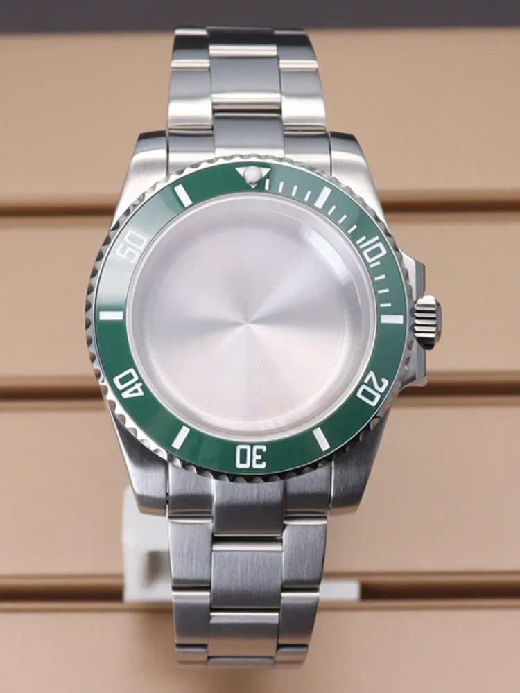 40mm Submariner Watch Case for Miyota 8215 TMI NH35 NH34 NH36 NH38 etc PT5000 SW200 ETA2824 SUB Mod Sapphire 10Bar