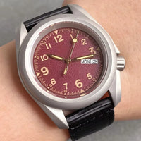 Raw Skx Watches P06A 40mm Frosted Field Watches NH35A Automatic Sapphire 20ATM