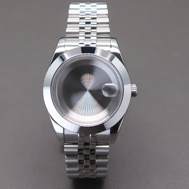 AIrKing Explorer Watch Case B03 36mm/39mm High Quality Sapphire Glass For Nh35 Nh36 NH34 NH38 Nh70 Miyota 8215 8295 Movement