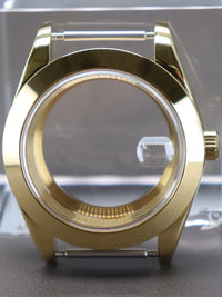 PVD Yellow Gold / Rose Gold AIrKing Explorer Watch Case GB03 36mm/39mm Sapphire For Nh35 Nh36 NH34 NH38 Nh70 Miyota 8215 8285 Movement