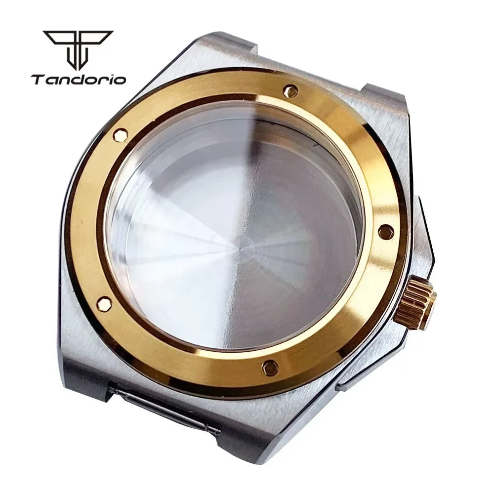 40mm Engineer Watch Case B02 Silver Pvd Black Rose Gold Two Tone GOLD Sapphire Fit NH34 NH35 NH36 ETA2824 PT5000