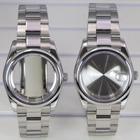 Oyster Perpetual B04 36mm 39mm Watch Case Bracelets Sapphire Glass Parts For Seiko nh35 nh36 Miyota 8215 8285 Movement