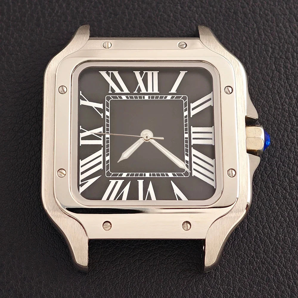 Santos Mod Watch B06A 38mm square watch Japan NH35 Automatic Roman dial 5ATM Sapphire