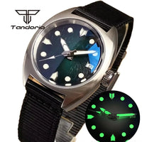 36mm Identity Crisis Mod P02 NH35 Automatic Watch Domed AR Sapphire 20Bar Customizable Pilot