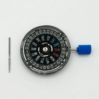 Japan Genuine NH36 Automatic Movement English-Spanish Datewheel Crown At 3.0/3.8 O'clock Mod  Day-Date