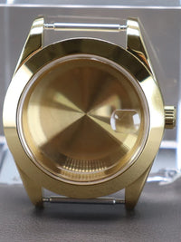 PVD Yellow Gold / Rose Gold AIrKing Explorer Watch Case GB03 36mm/39mm Sapphire For Nh35 Nh36 NH34 NH38 Nh70 Miyota 8215 8285 Movement