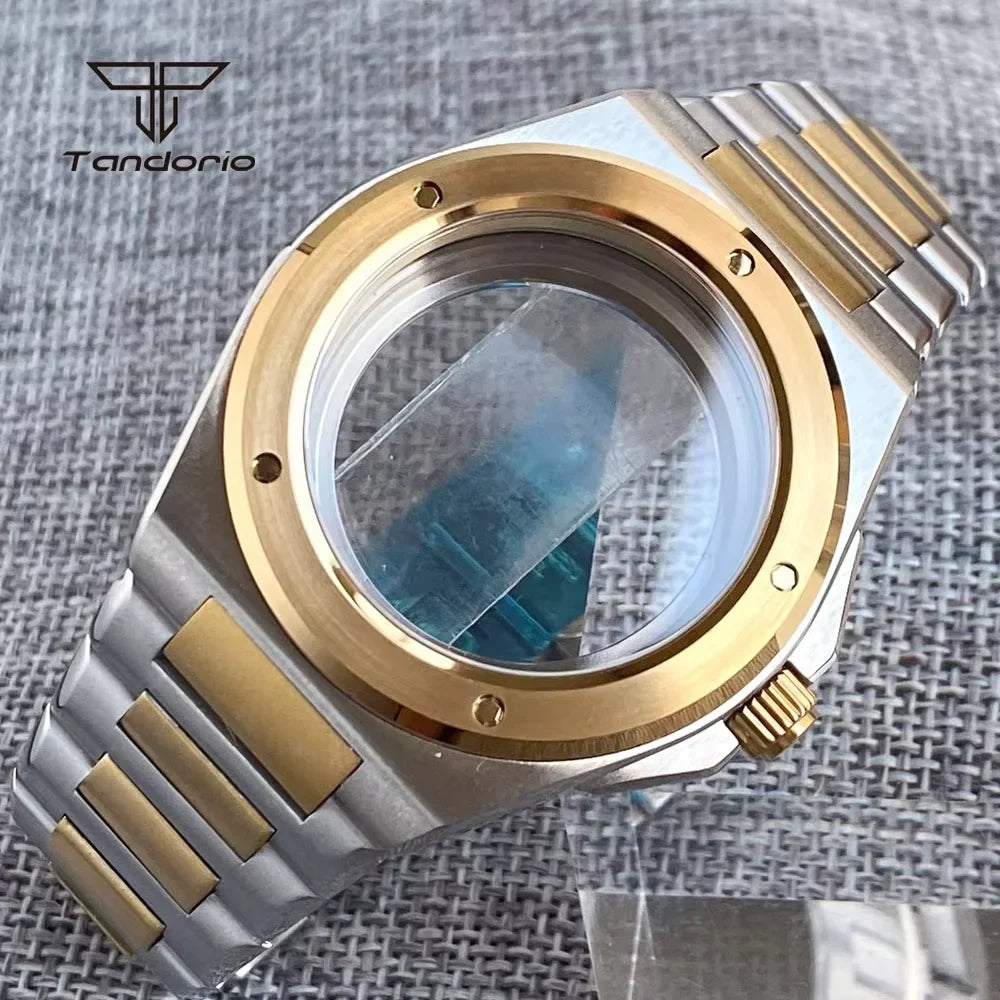40mm Engineer Watch Case B02 Silver Pvd Black Rose Gold Two Tone GOLD Sapphire Fit NH34 NH35 NH36 ETA2824 PT5000