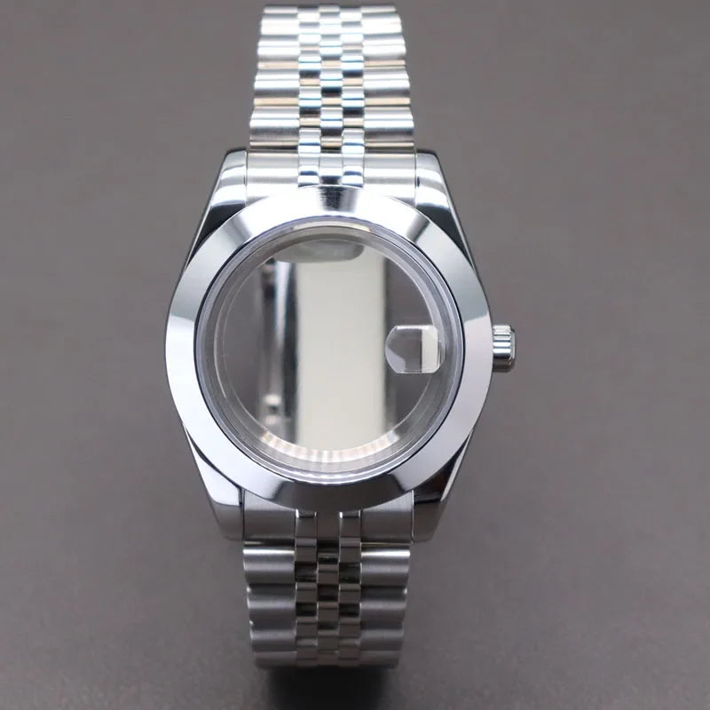 AIrKing Explorer Watch Case B03 36mm/39mm High Quality Sapphire Glass For Nh35 Nh36 NH34 NH38 Nh70 Miyota 8215 8295 Movement