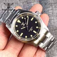 36mm Pilot Watch P03C Field 20BAR Waterproof Sapphire NH35/PT5000/Miyota 8215 Movt Luminous 20bar Bracelet