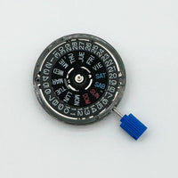 Japan Genuine NH36 Automatic Movement English-Spanish Datewheel Crown At 3.0/3.8 O'clock Mod  Day-Date