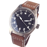 39mm Pilot Aviator Watch P04A Miyota8215 Automatic 20BAR Sapphire Crystal