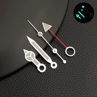 NH34 Watch Hands Blue Green Luminous GMT Blue Green Red Yellow Watch Pointer Benz Style