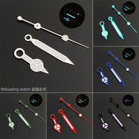NH35 Hands Blue-Green Luminous Red Green Blue Gold Black Hands For NH35/36/4R/7S Movement Watches Pointers  Benz Style