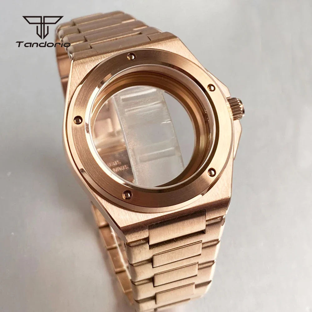 40mm Engineer Watch Case B02 Silver Pvd Black Rose Gold Two Tone GOLD Sapphire Fit NH34 NH35 NH36 ETA2824 PT5000