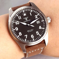 39mm Pilot Aviator Watch P04A Miyota8215 Automatic 20BAR Sapphire Crystal
