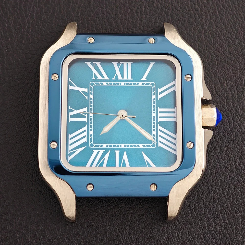Santos Mod Watch B06A 38mm square watch Japan NH35 Automatic Roman dial 5ATM Sapphire